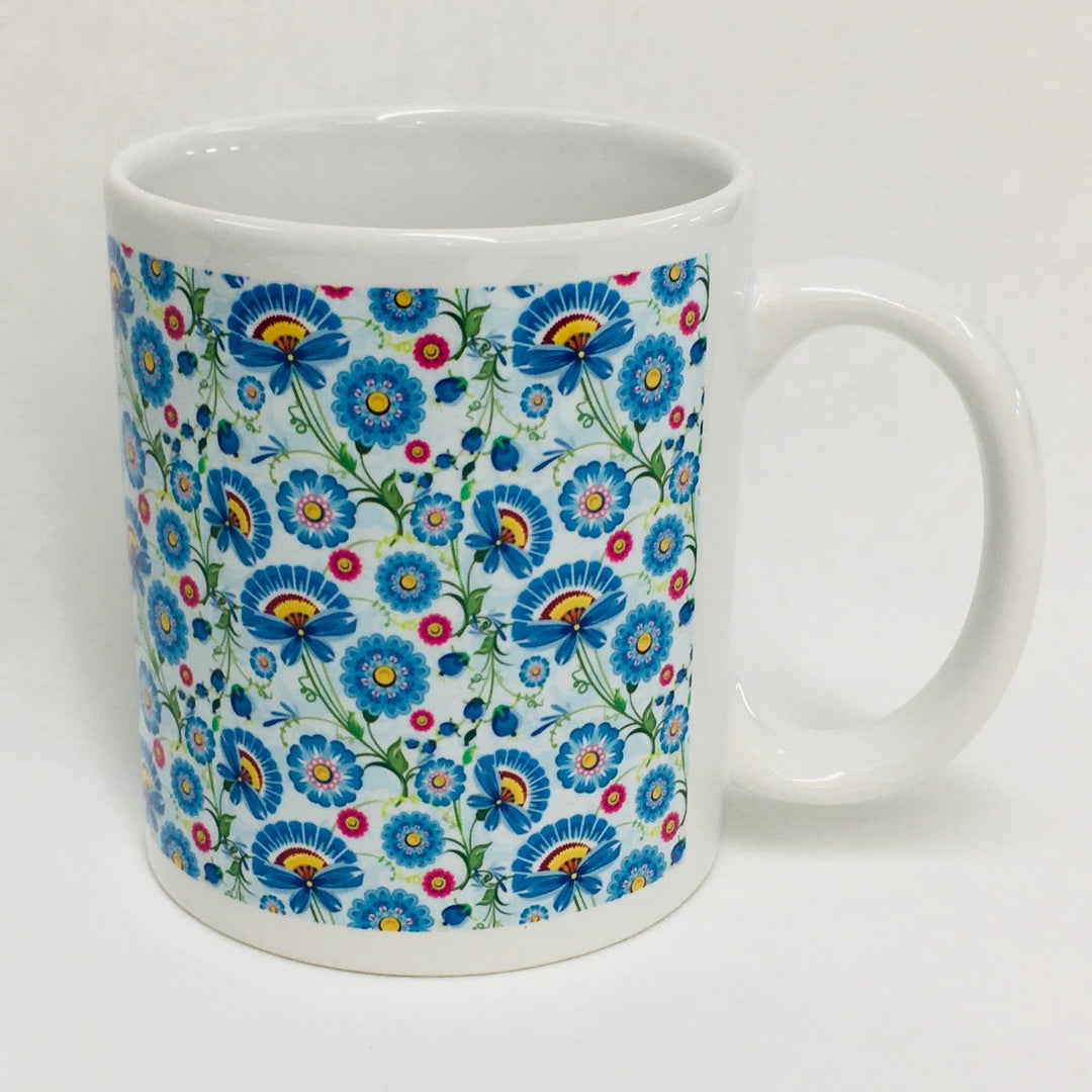 Folk Art Flowers coffee mug