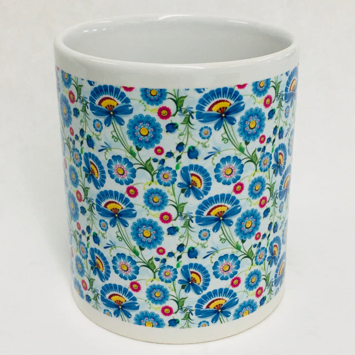 Folk Art Flowers coffee mug