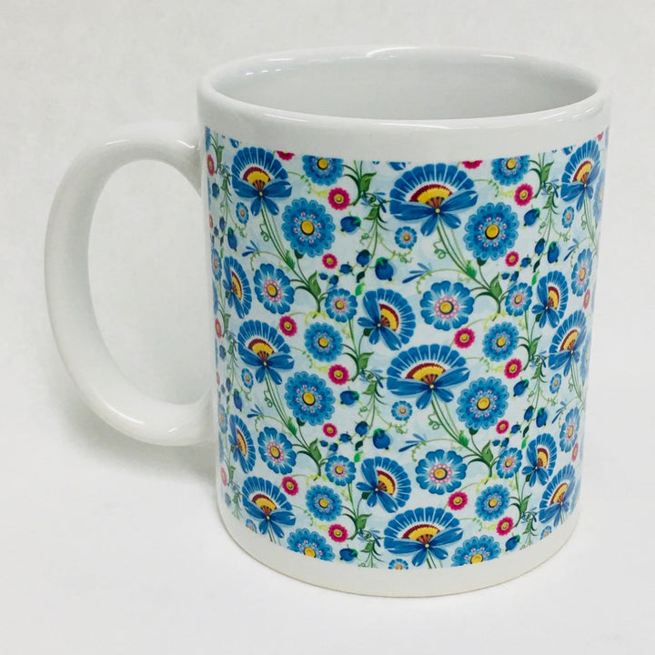 Folk Art Flowers coffee mug