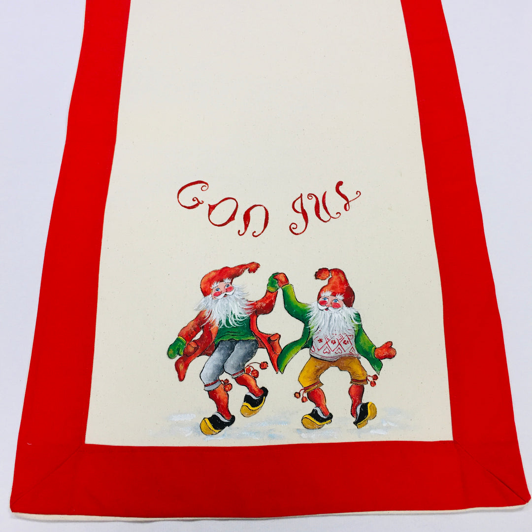 Hand Made God Jul Table Runner Two Tomtar