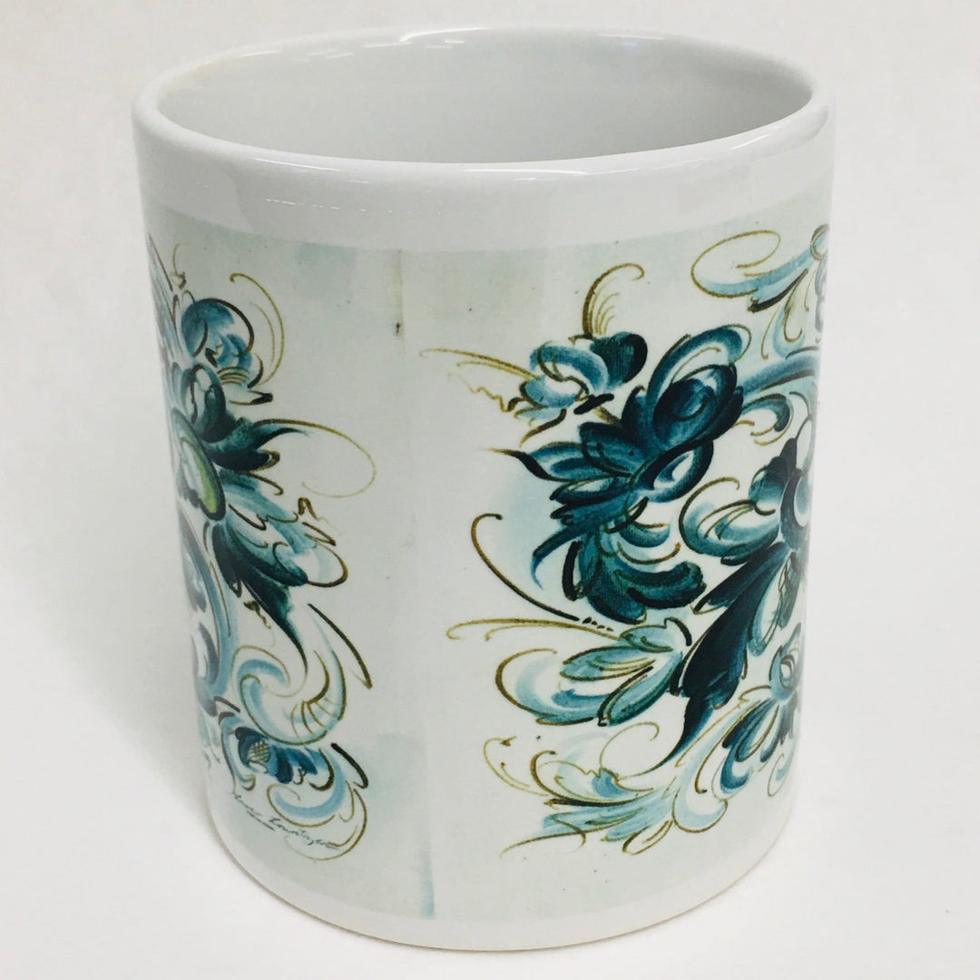 Lise Lortentzen rosemaling coffee mug