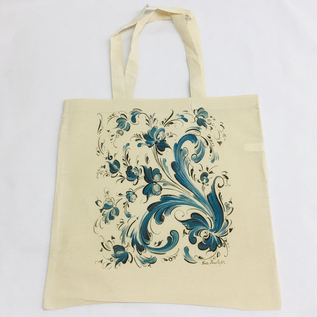 Fabric Tote bag - Lise Lorentzen Rosemaling