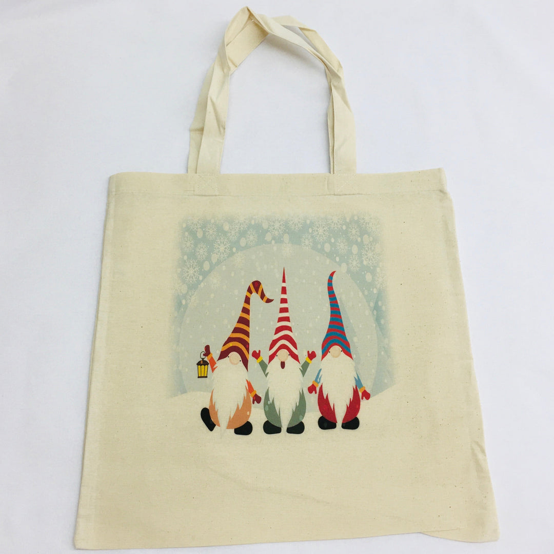 Fabric Tote bag - Three Gnomes