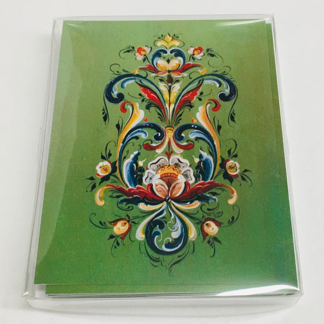 Boxed Note Cards, Lise Lorentzen Rosemaling