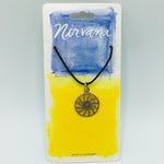 Silver Nordic Sun Pendant Necklace