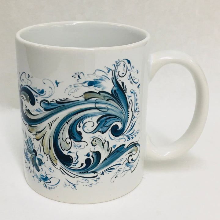 Lise Lortentzen rosemaling coffee mug