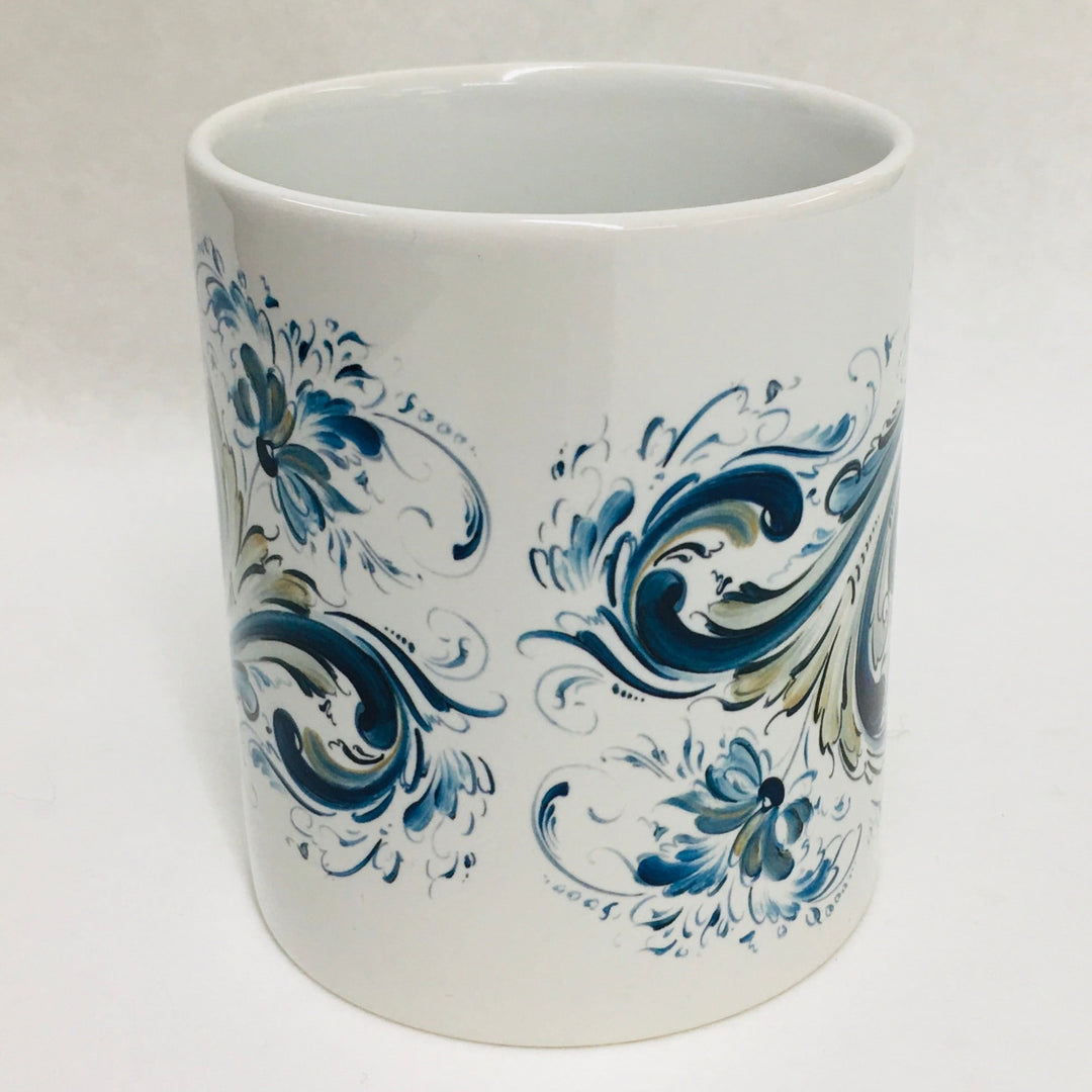 Lise Lortentzen rosemaling coffee mug