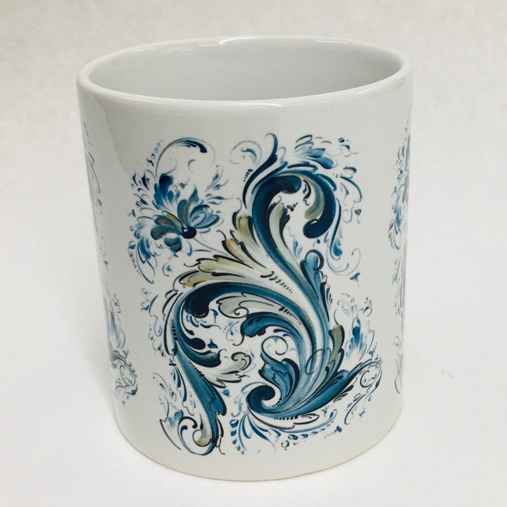 Lise Lortentzen rosemaling coffee mug