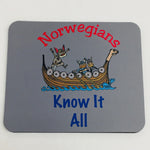 Mousepad - Norwegians know it all