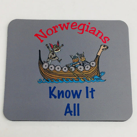 Mousepad - Norwegians know it all