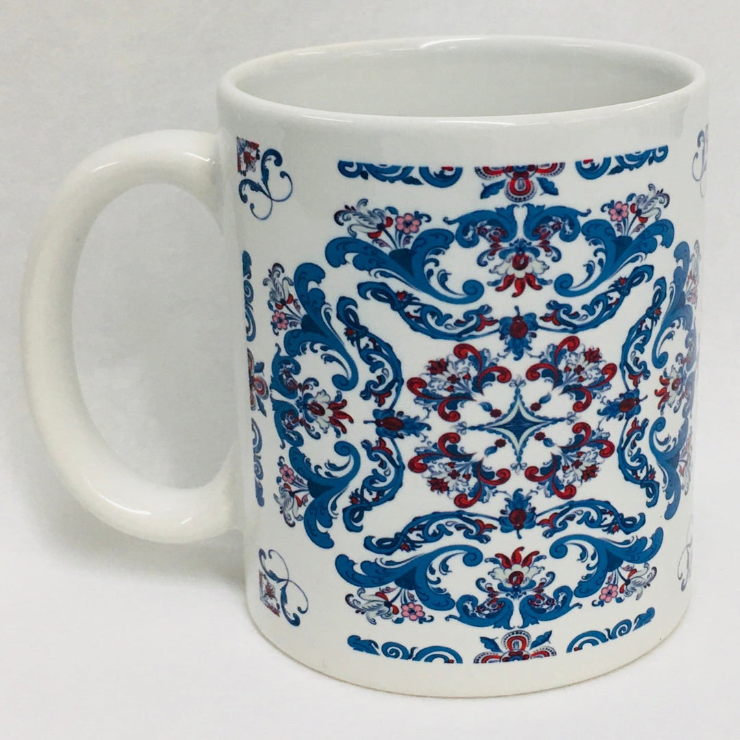 Rosemaling coffee mug