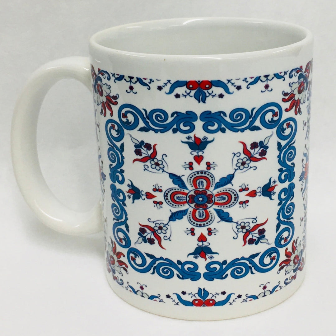 Rosemaling coffee mug