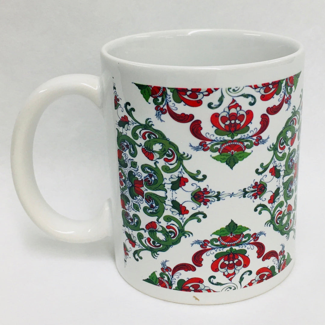 Rosemaling coffee mug