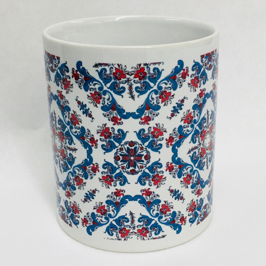 Rosemaling coffee mug