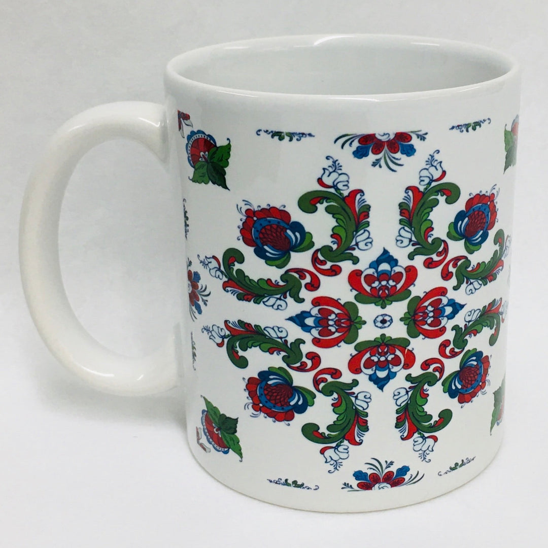 Rosemaling coffee mug