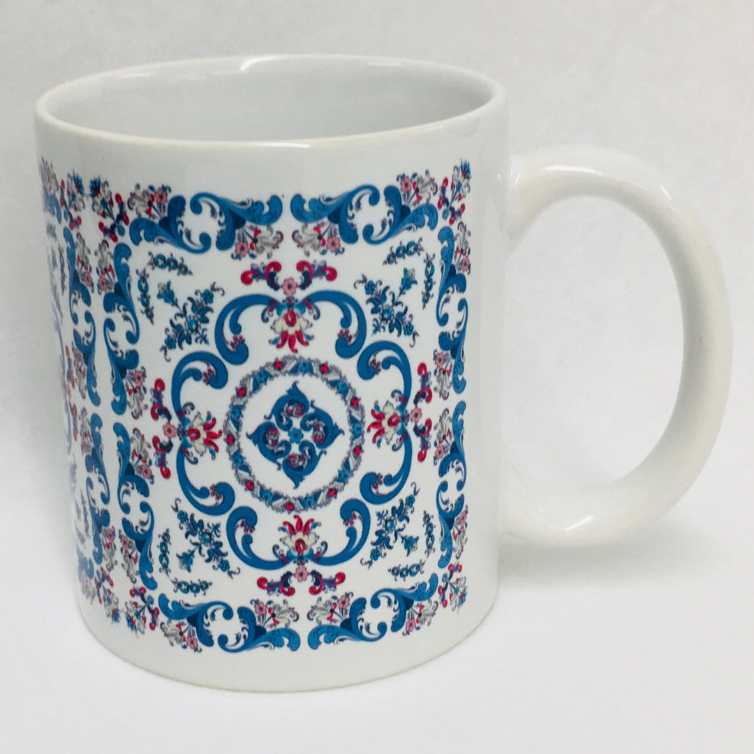 Rosemaling coffee mug