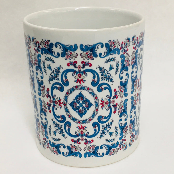 Rosemaling coffee mug