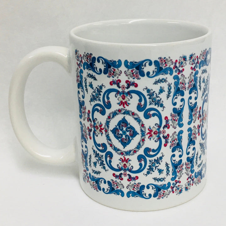 Rosemaling coffee mug