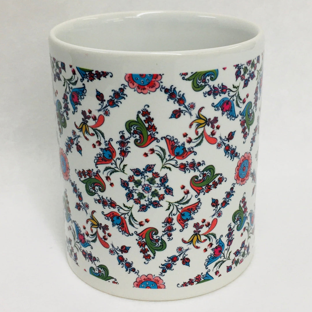 Rosemaling coffee mug