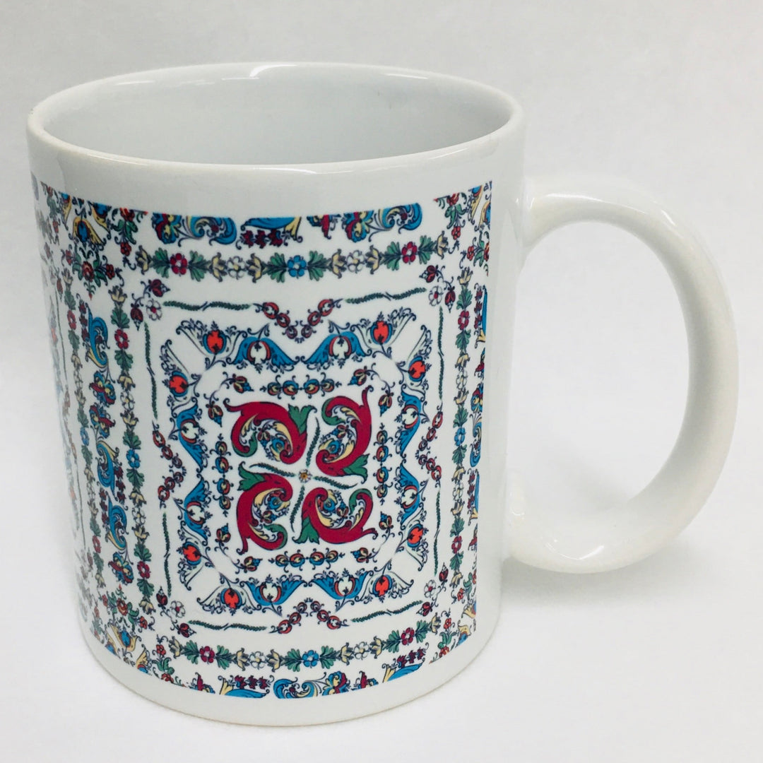 Rosemaling coffee mug