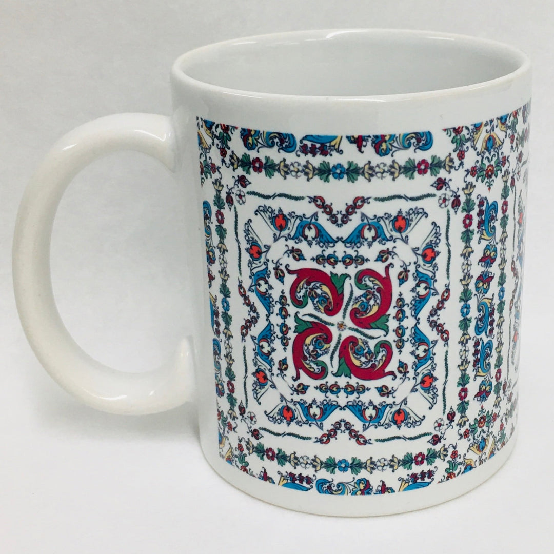 Rosemaling coffee mug