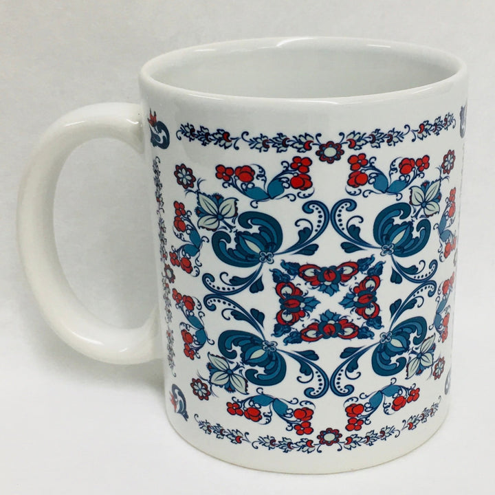 Rosemaling coffee mug