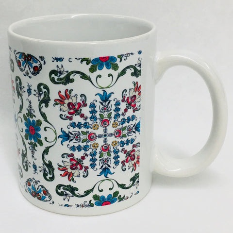 Rosemaling coffee mug