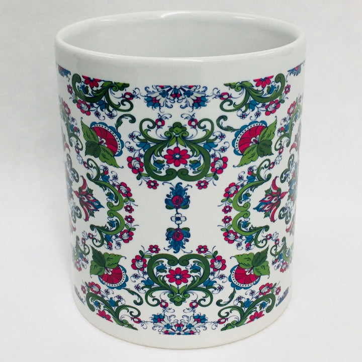 Rosemaling coffee mug