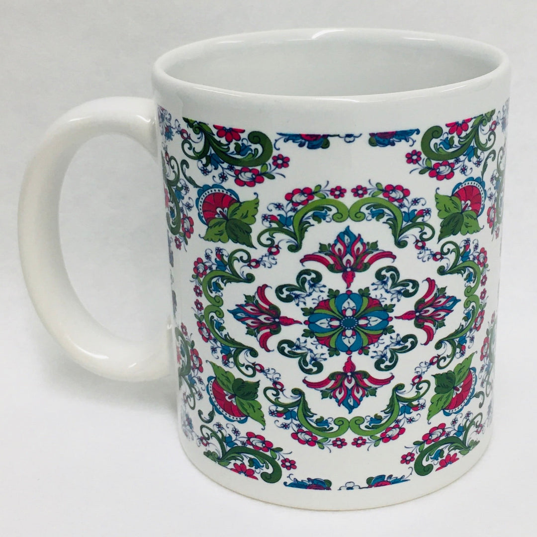 Rosemaling coffee mug