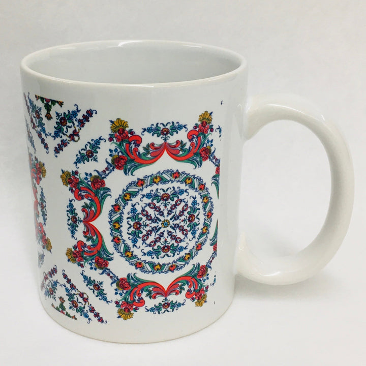 Rosemaling coffee mug