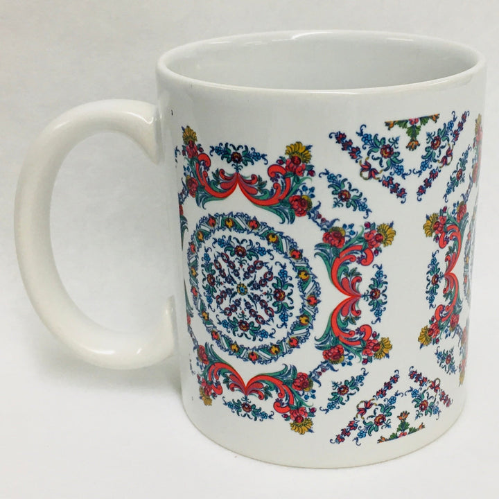 Rosemaling coffee mug