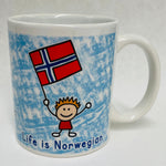 Life is Norwegian coffee mug