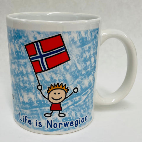 Life is Norwegian coffee mug