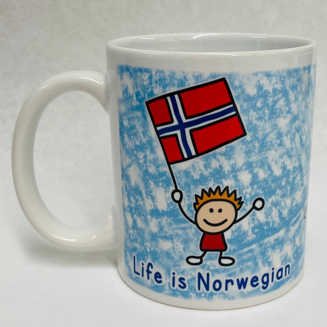 Life is Norwegian coffee mug