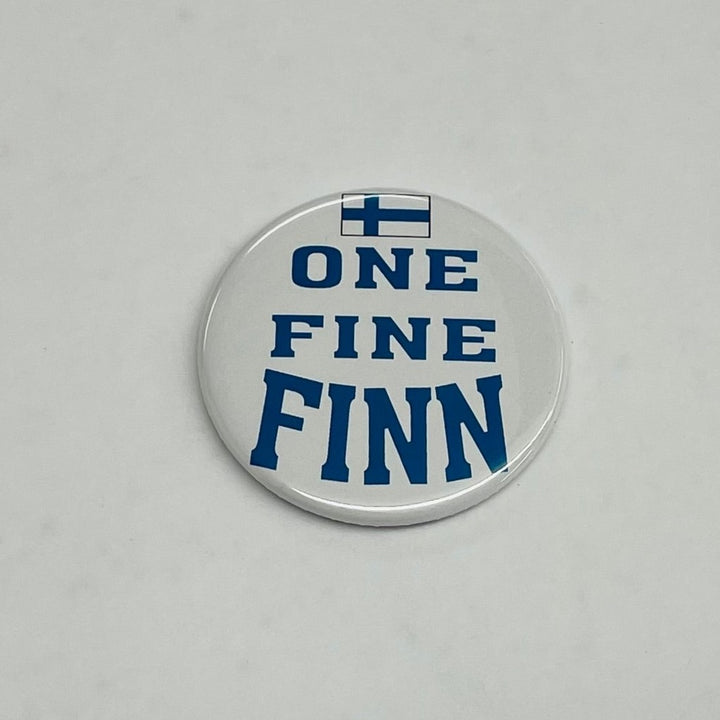 One fine Finn round button/magnet