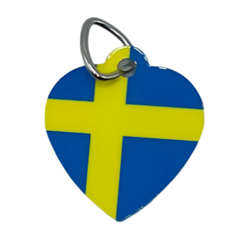 Pet Tag - Sweden Heart