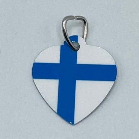 Pet Tag - Finland Heart