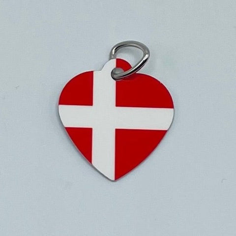 Pet Tag - Denmark Heart