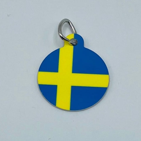 Pet Tag - Sweden Round