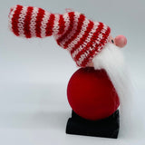 Hand made Tomte with Red & White Stripe Hat
