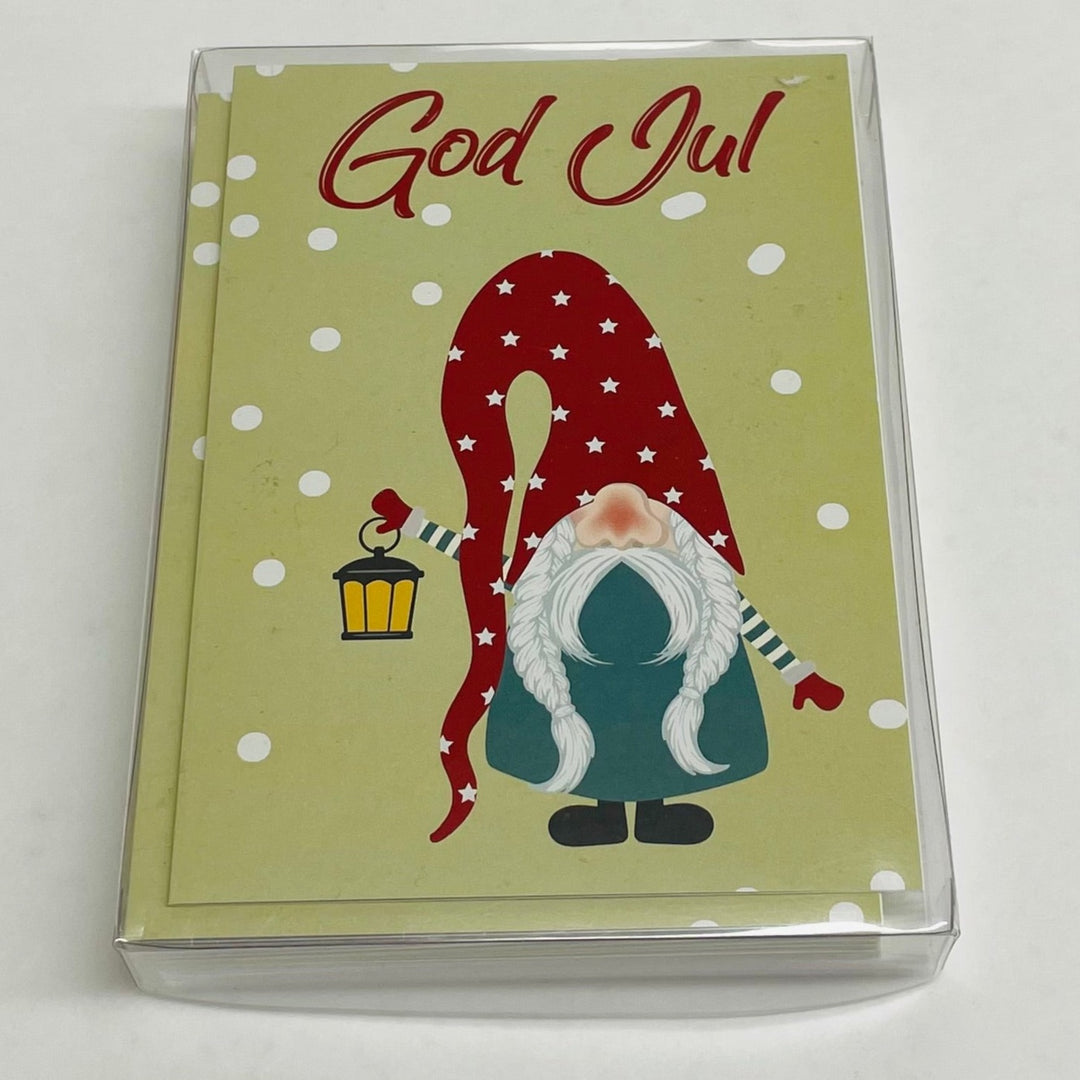 Boxed cards, God Jul Gnome