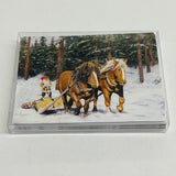 Boxed cards, Jan Bergerlind Tomte with horses