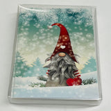 Boxed cards, Gnome in Snow