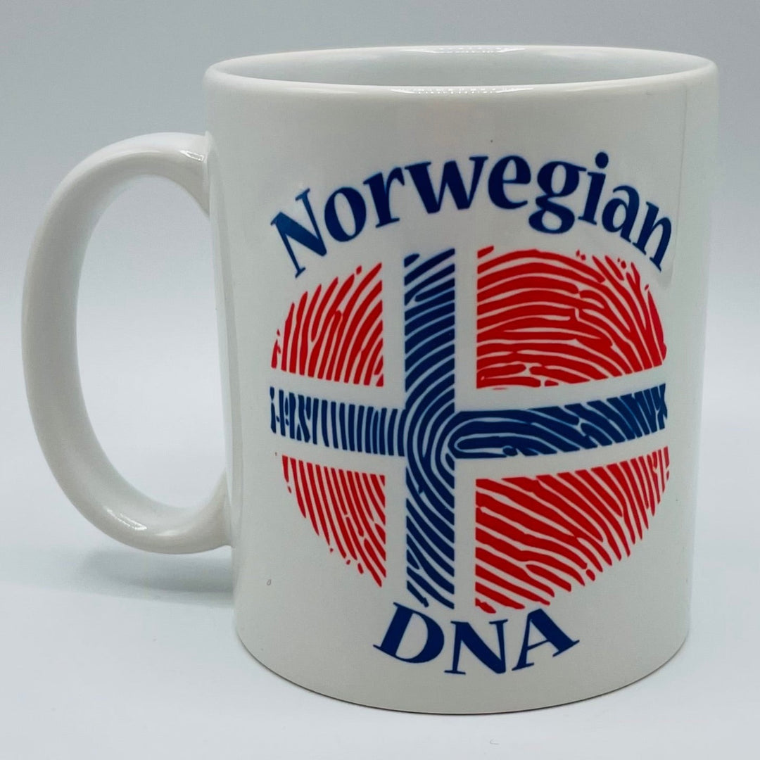 Norwegian DNA coffee mug