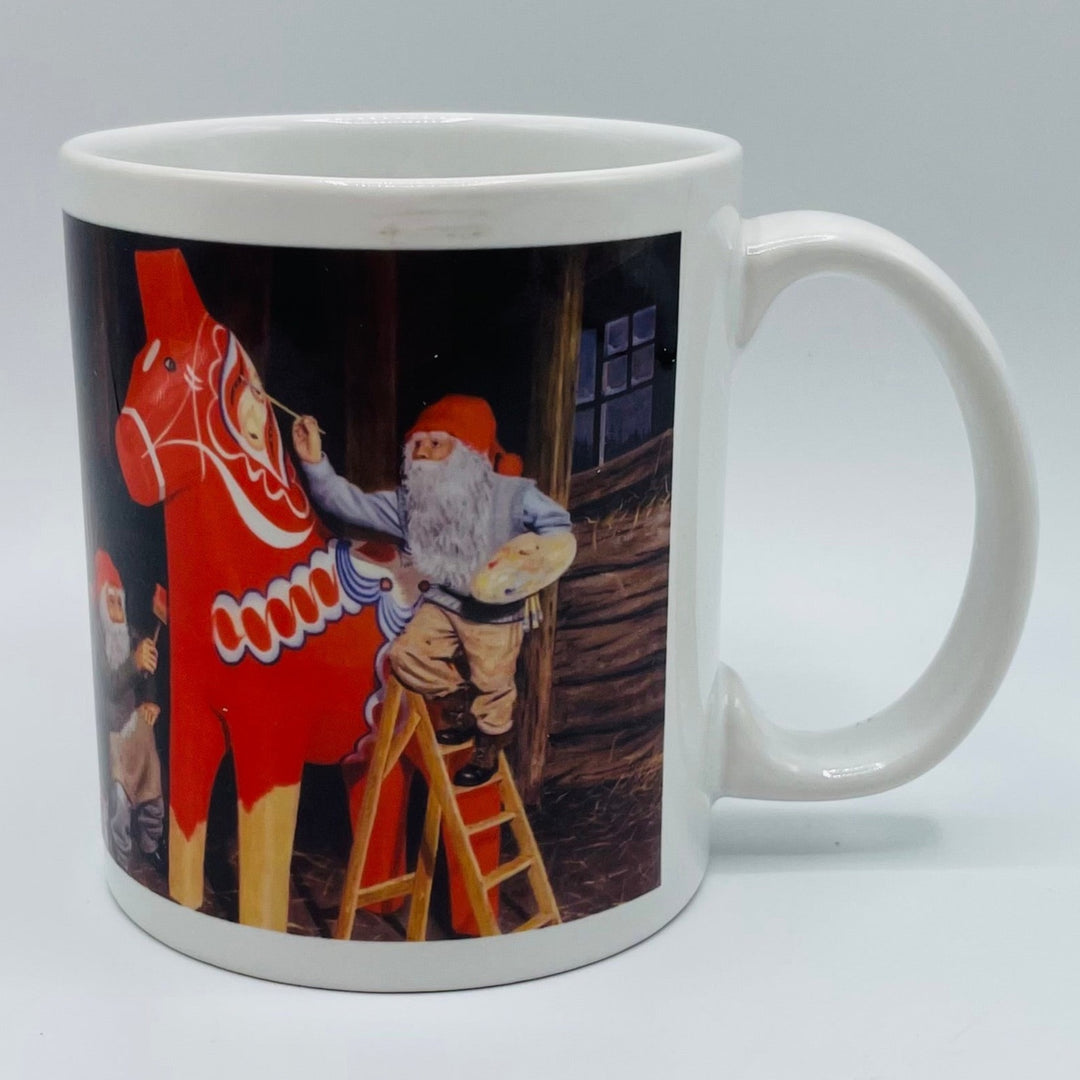 Jan Bergerlind Painting Dala Horse coffee mug