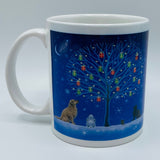 Eva Melhuish Gift tree with pets coffee mug