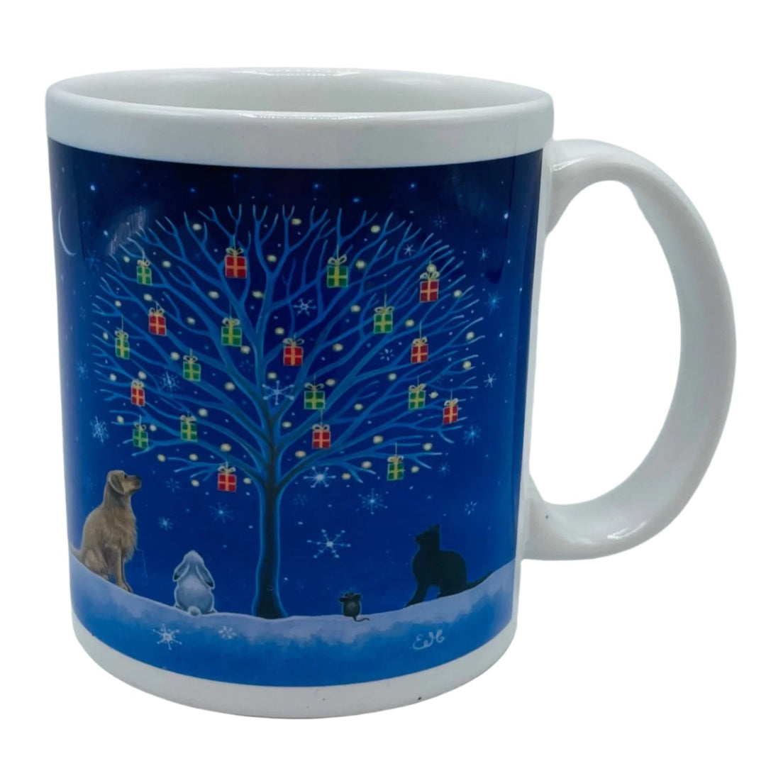 Eva Melhuish Gift tree with pets coffee mug