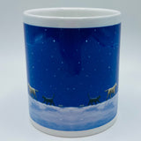 Eva Melhuish Tomte & animals in the moonlight coffee mug
