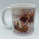 Jan Bergerlind tomtar with moose coffee mug