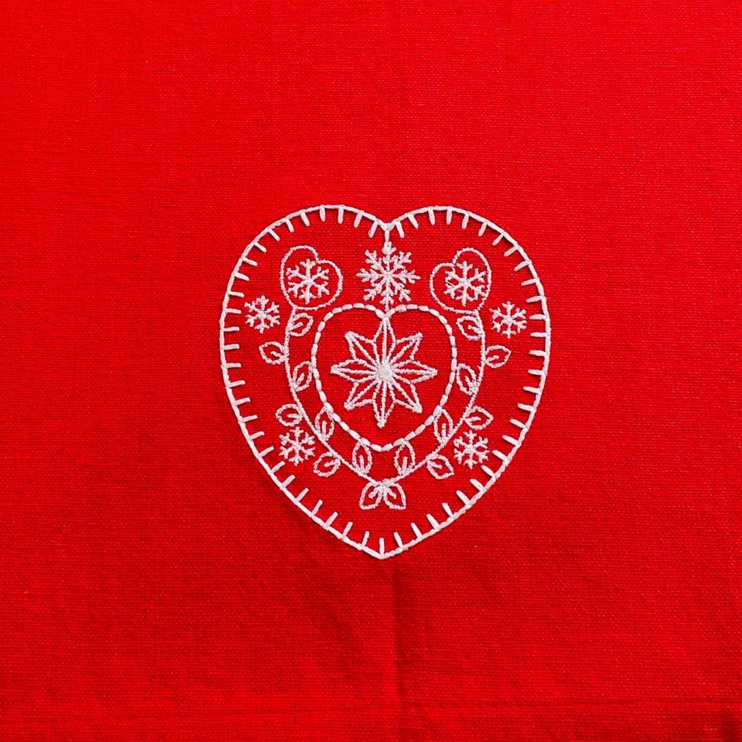 Dish Towel - Nordic Heart